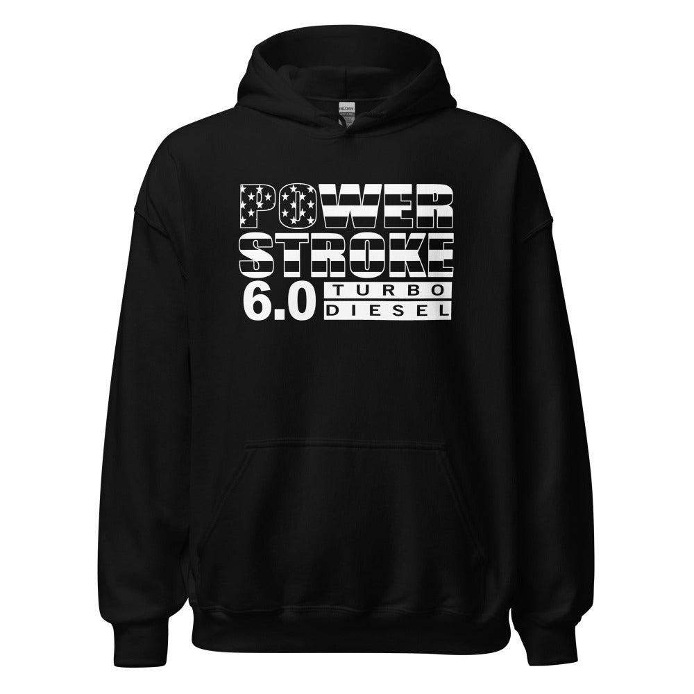 6.0 Powerstroke Hoodie Stars And Stripes Power Stroke Sweatshirt