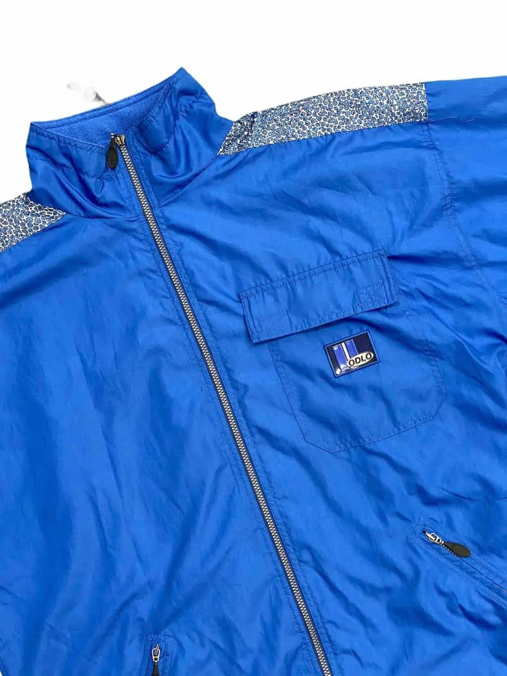 90s Vintage Odlo Sports Windbreaker Jacket Blue – XL / XXL