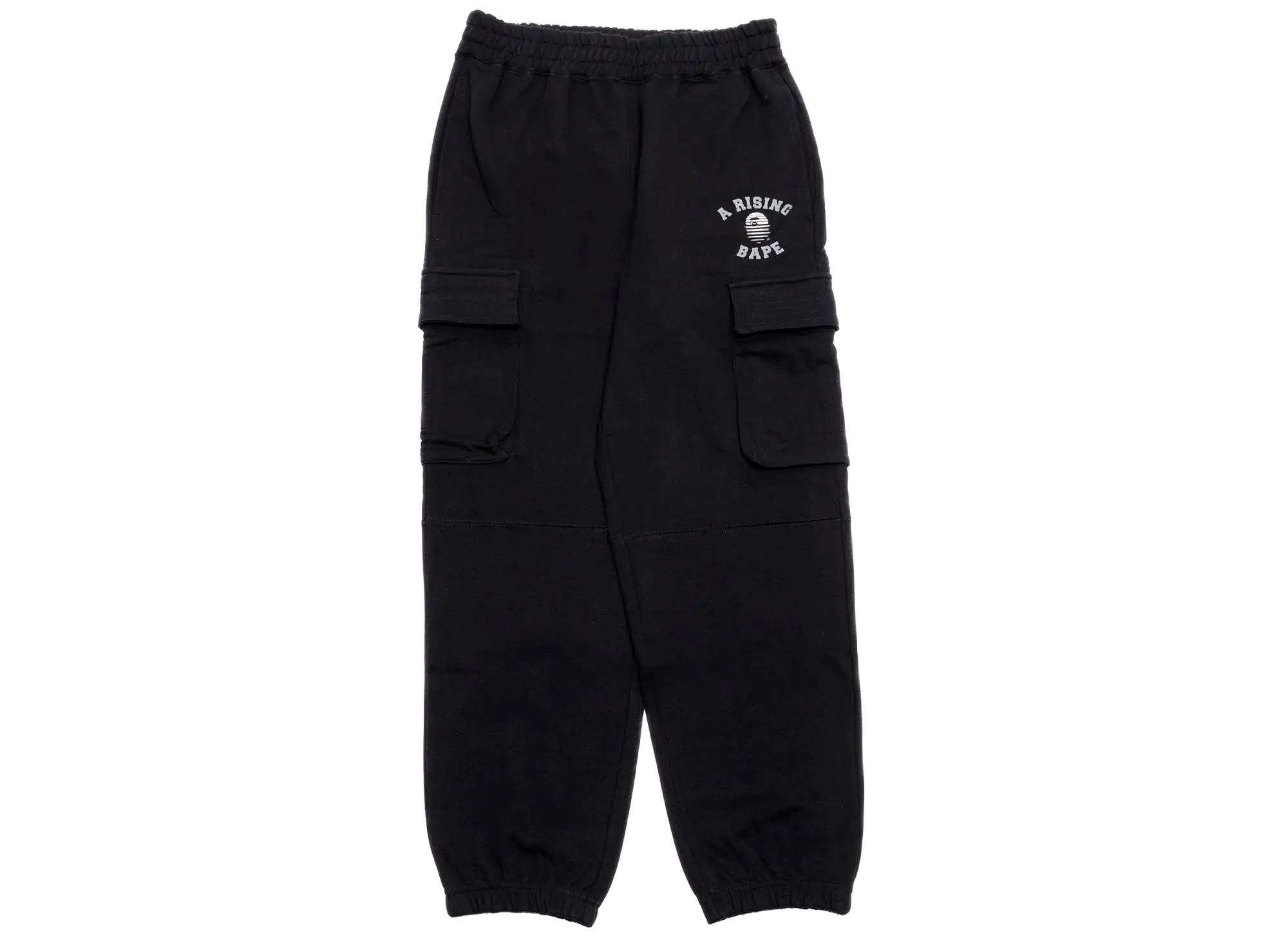 A Bathing Ape A Rising Bape Military Sweatpants in Black xld