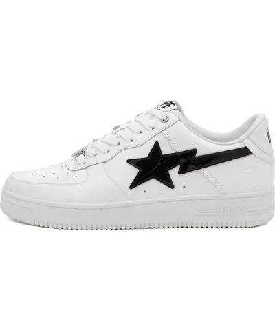 A Bathing Ape Men's BAPE Sta Painted Leather Sneaker