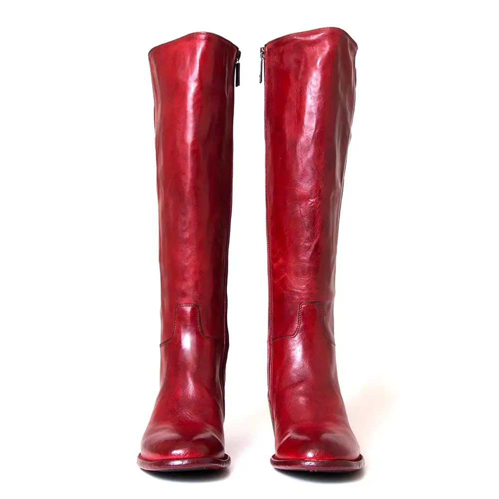 Aara Womens Leather Knee High Boot