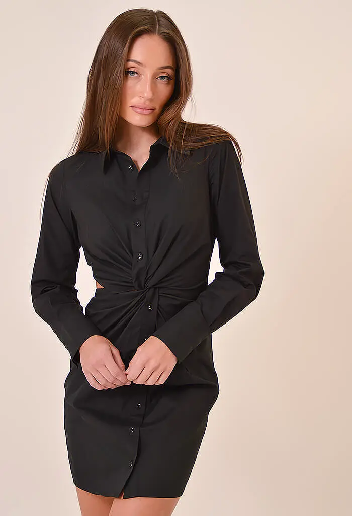 Allegra Twist Shirtdress