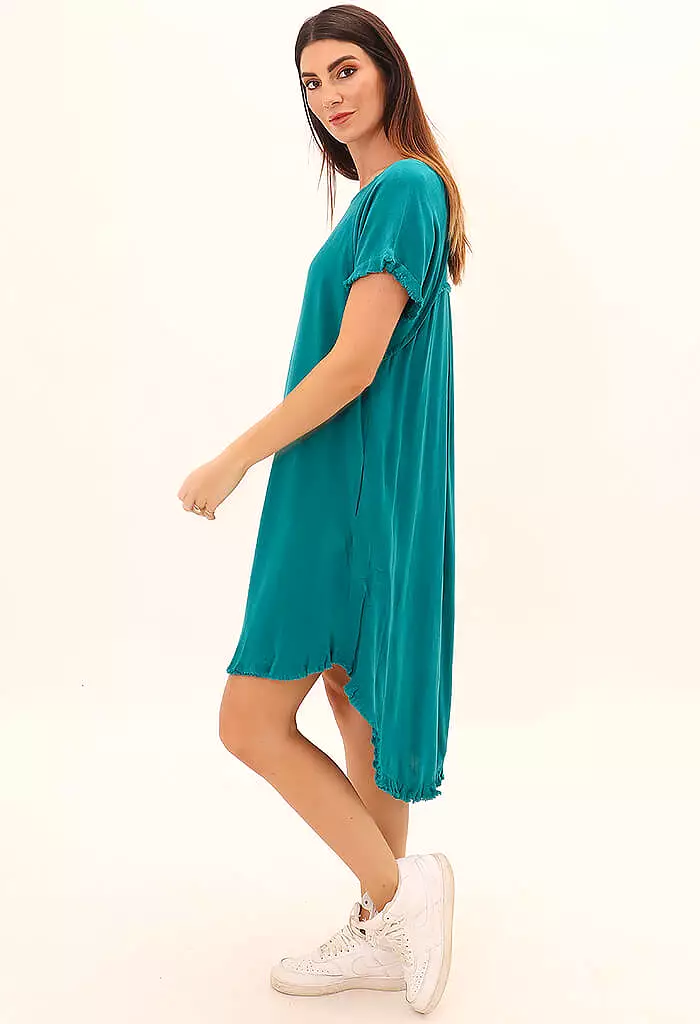 Almeria Dress-Teal