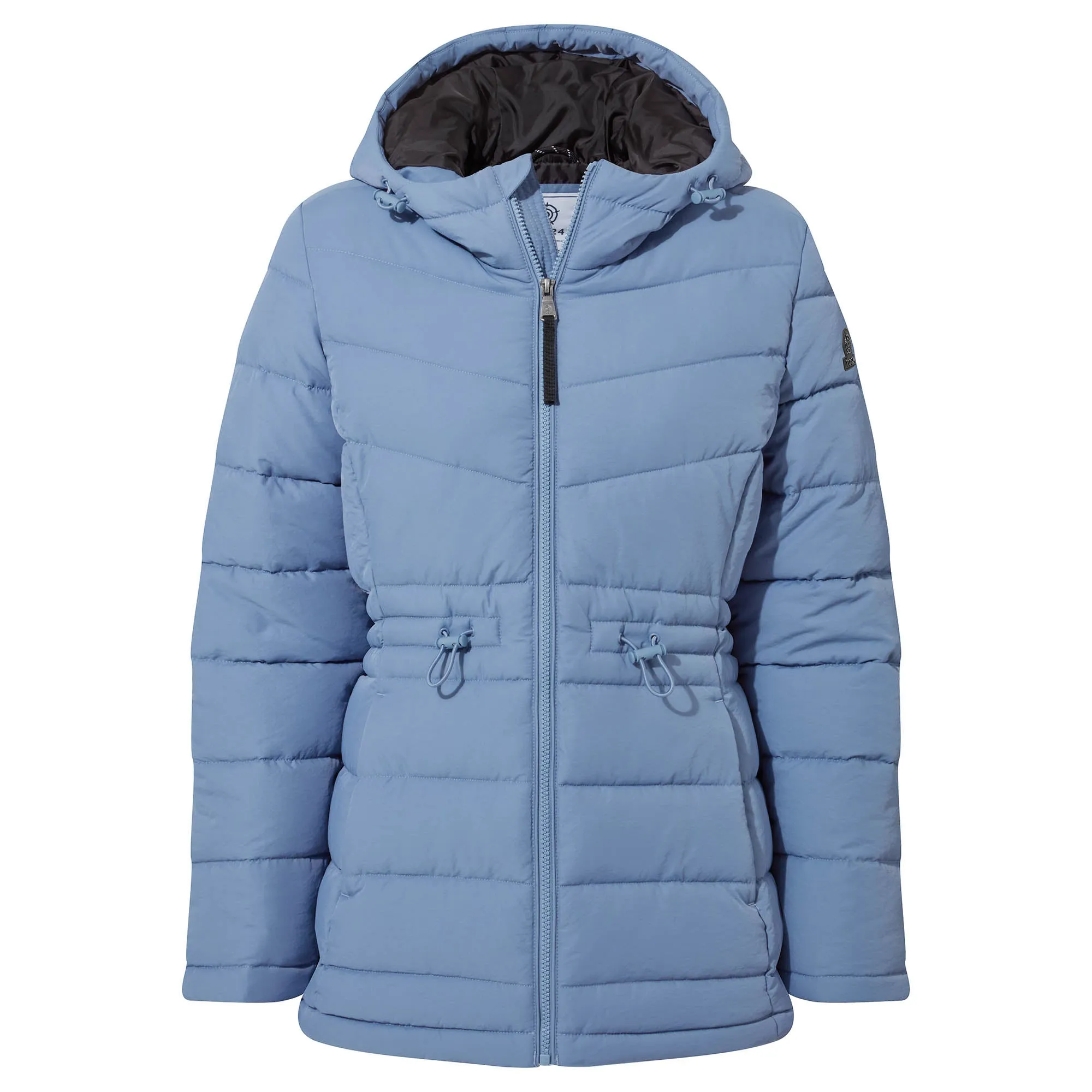 Anthorn Womens Padded Parka - Misty Blue