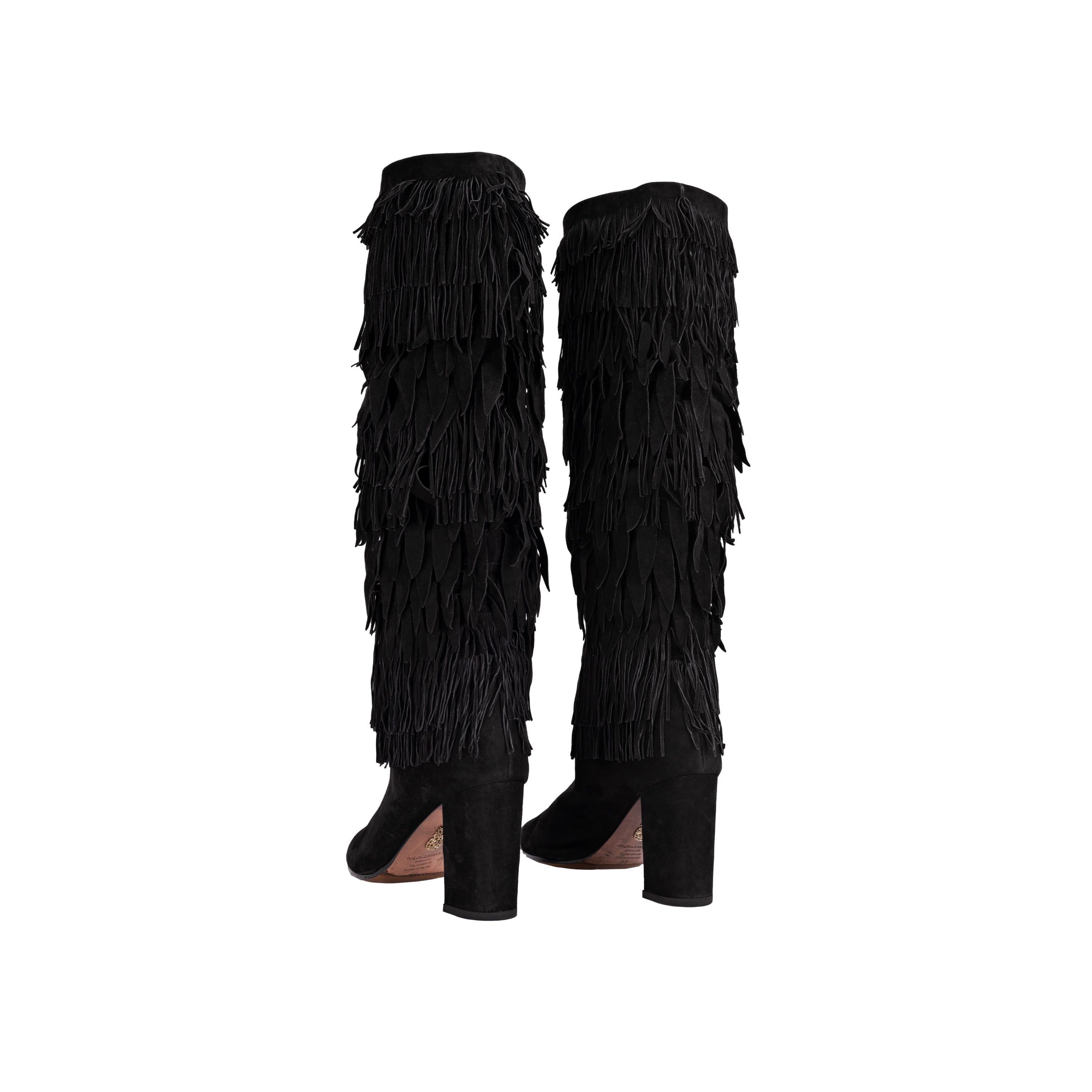 Aquazzurra Fringed Boots - '10s