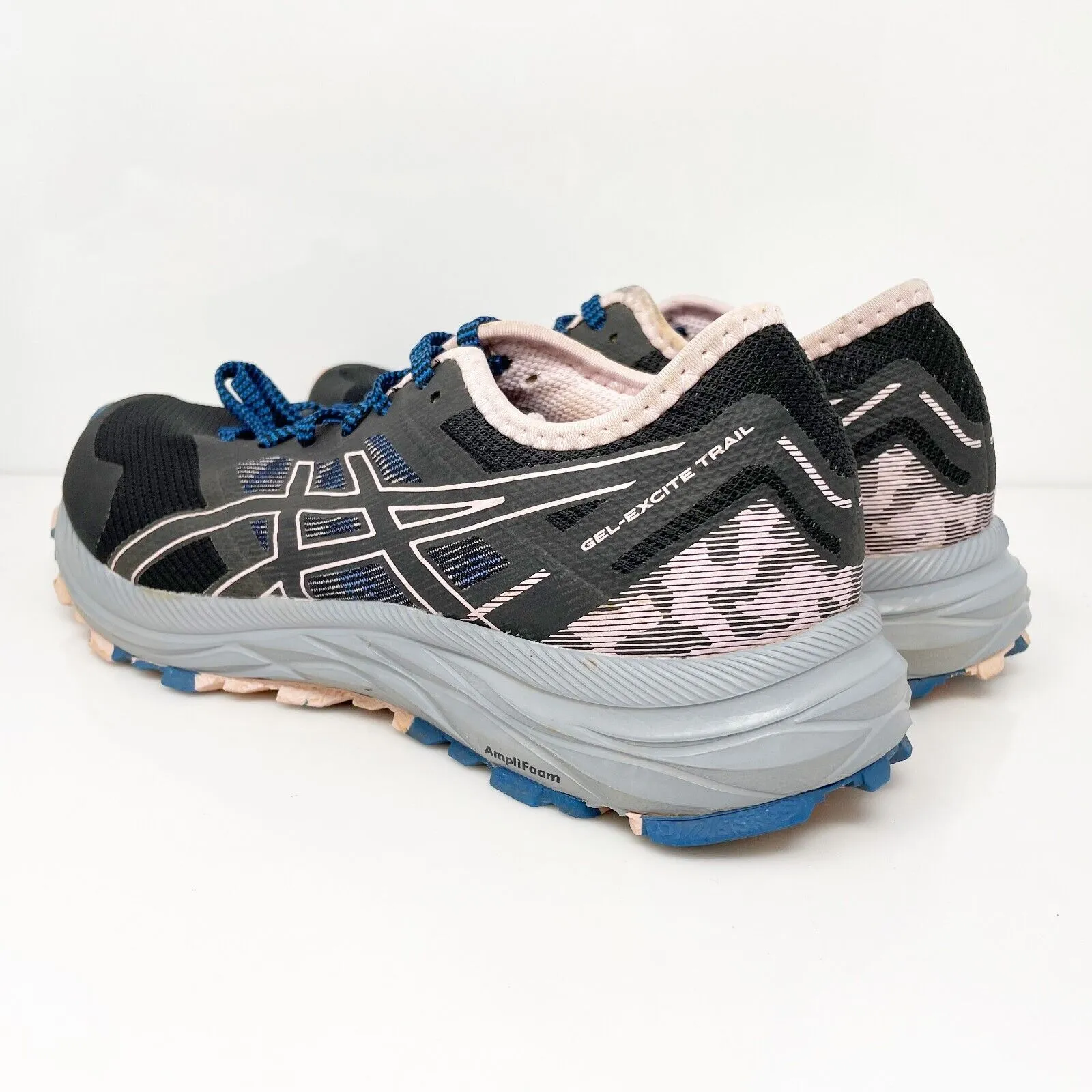 Asics Womens Gel Excite Trail 1012B051 Black Running Shoes Sneakers Size 7.5