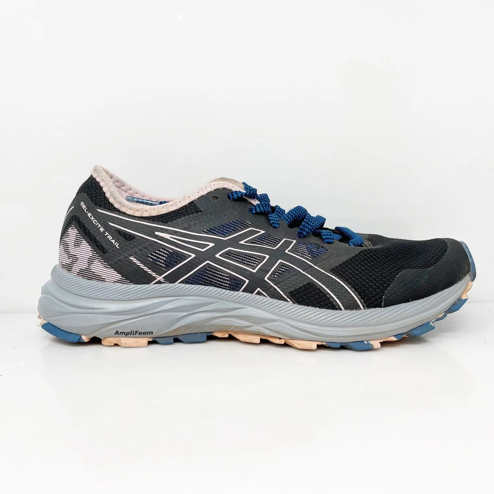 Asics Womens Gel Excite Trail 1012B051 Black Running Shoes Sneakers Size 7.5