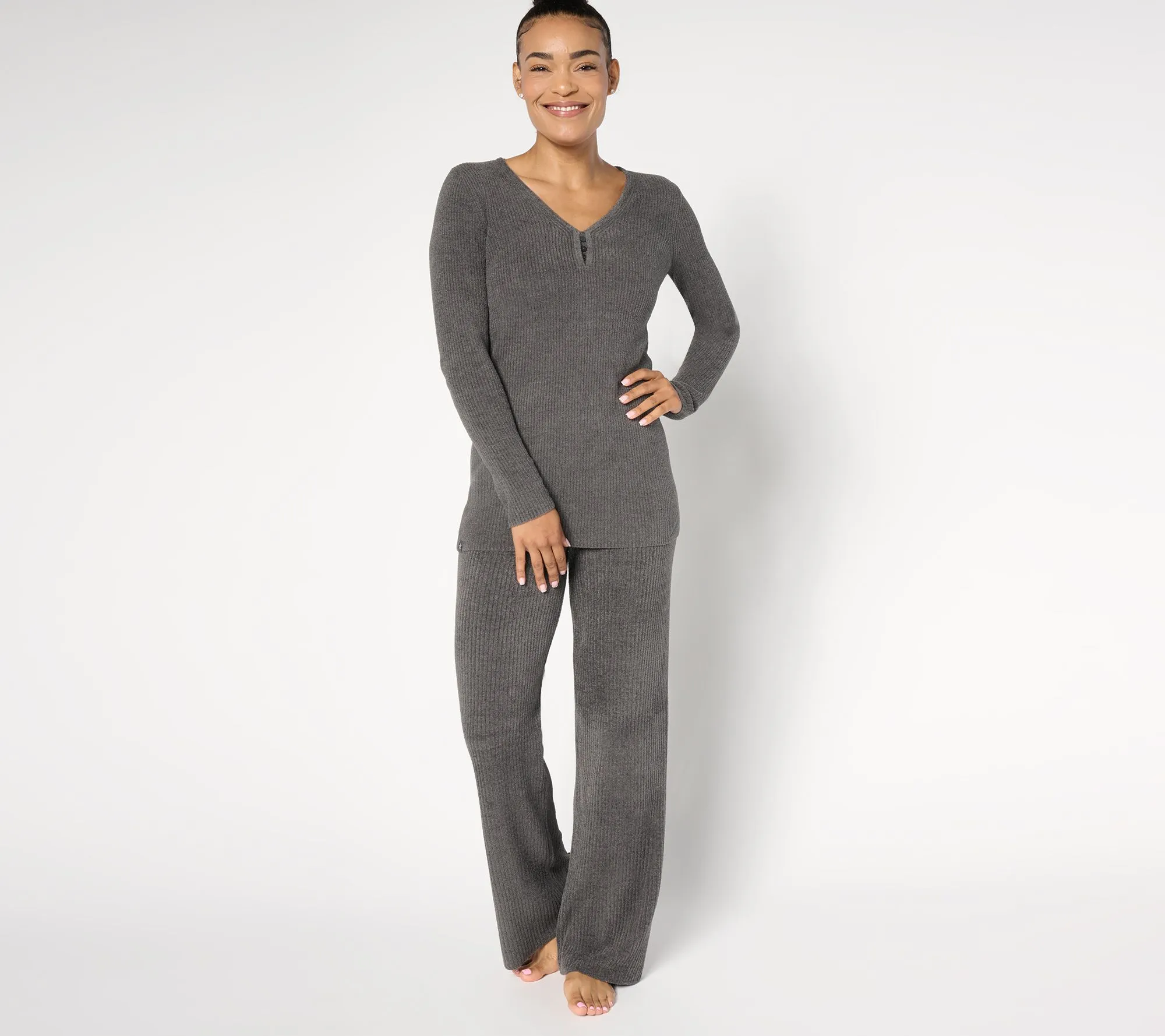 Barefoot Dreams Petite CozyChic Ultra Lite Solid Ribbed Pants