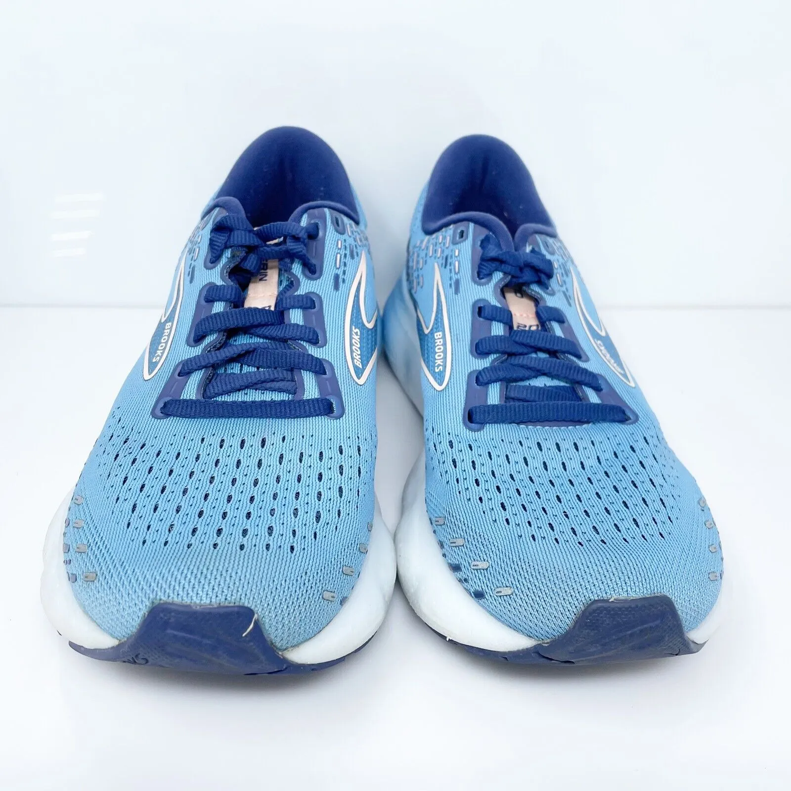 Brooks Womens Glycerin 20 1203691B478 Blue Running Shoes Sneakers Size 9.5 B