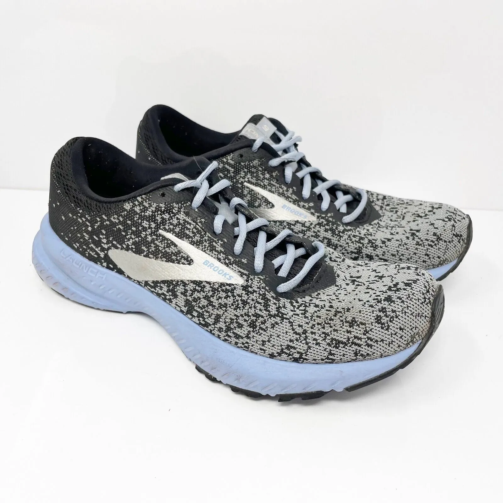 Brooks Womens Launch 6 1202851B032 Gray Running Shoes Sneakers Size 7 B