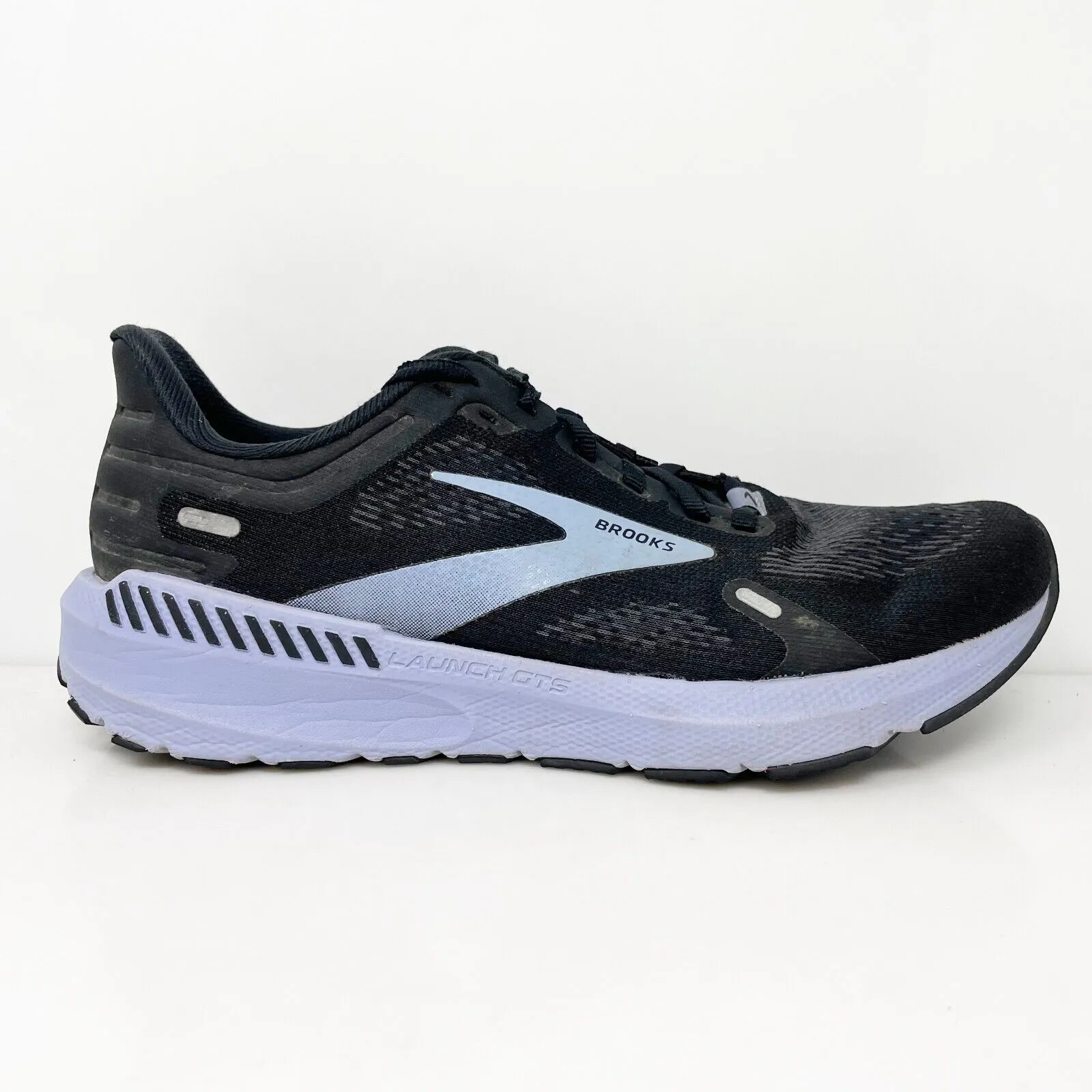 Brooks Womens Launch GTS 9 1203741B060 Black Running Shoes Sneakers Size 7.5 B