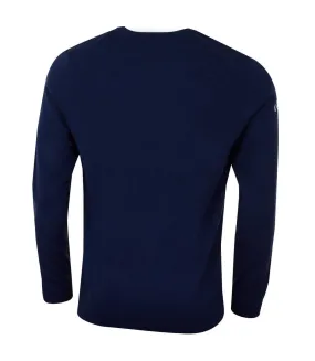 Callaway Mens Ribbed V Neck Merino Sweater (Peacoat Navy) - UTRW6253