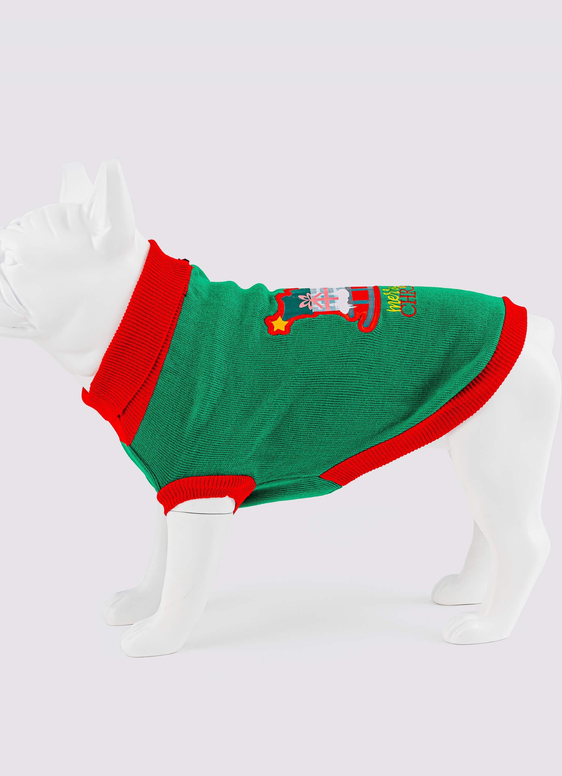 Christmas Dog Sweater - Santa's Sleigh