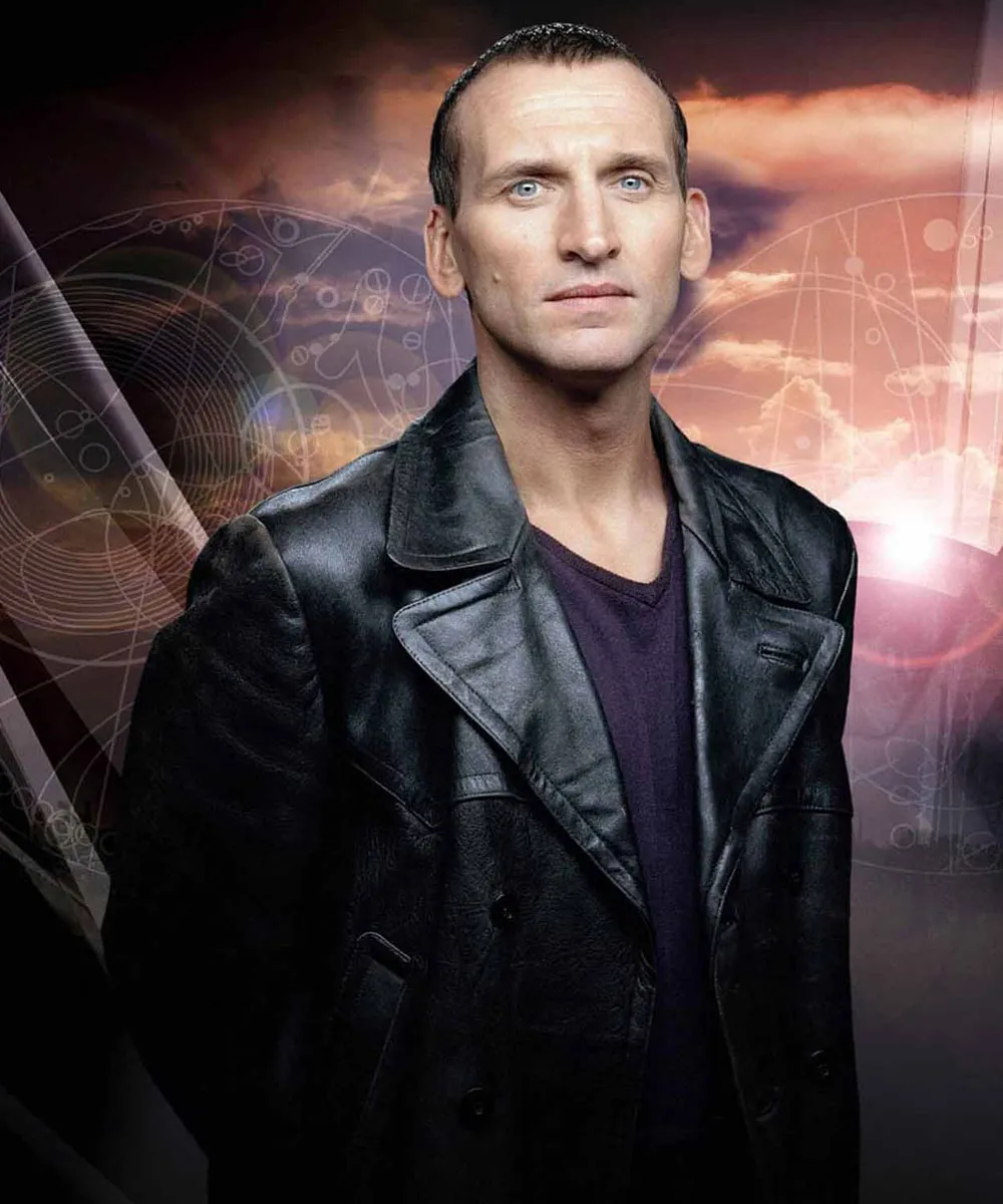 Christopher Eccleston Doctor Who Leather Peacoat