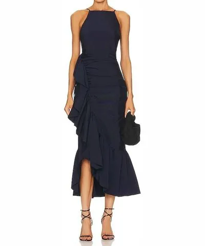 cinq a sept Neena Dress In Navy