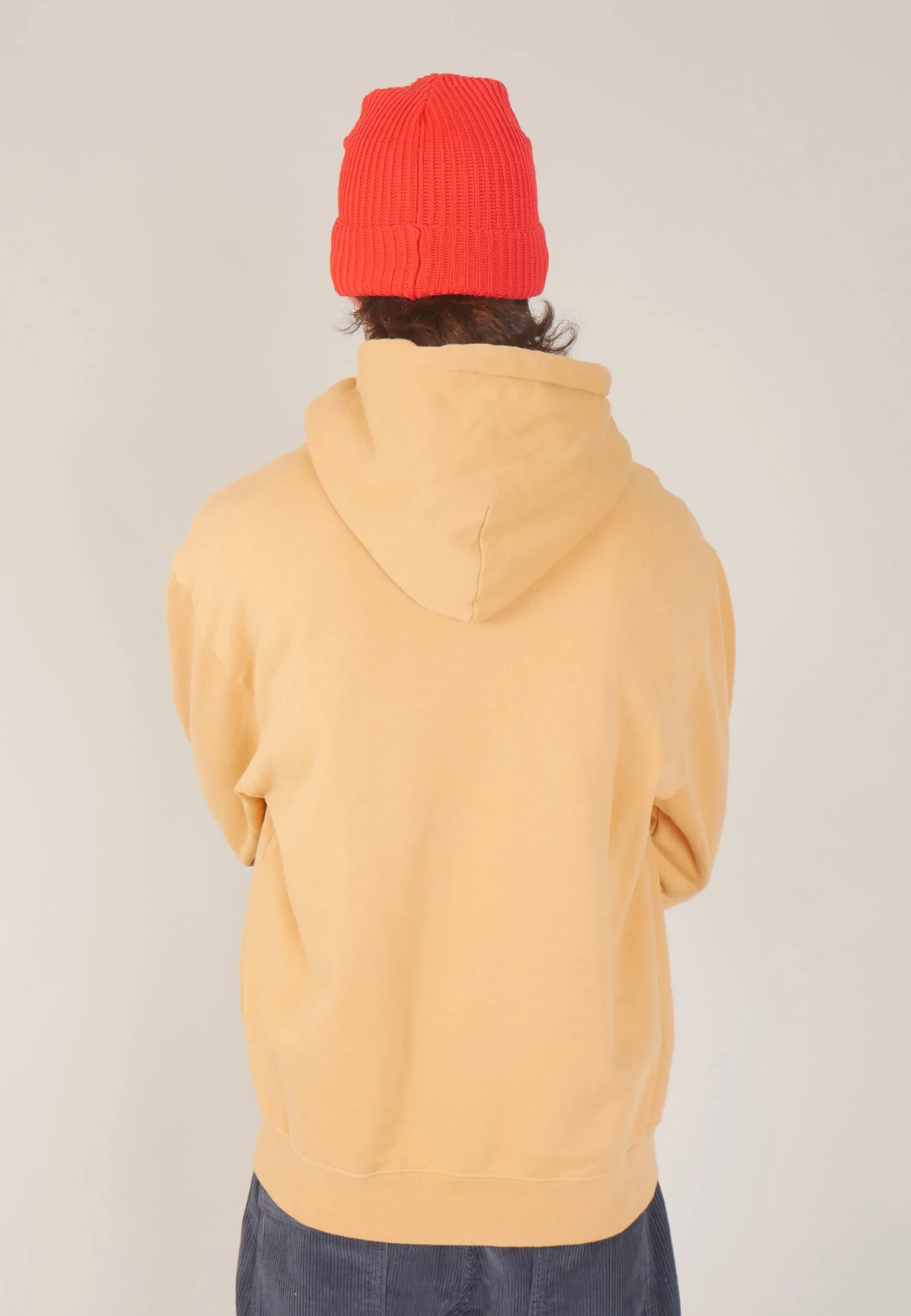 College Graphic Hoodie - khaki