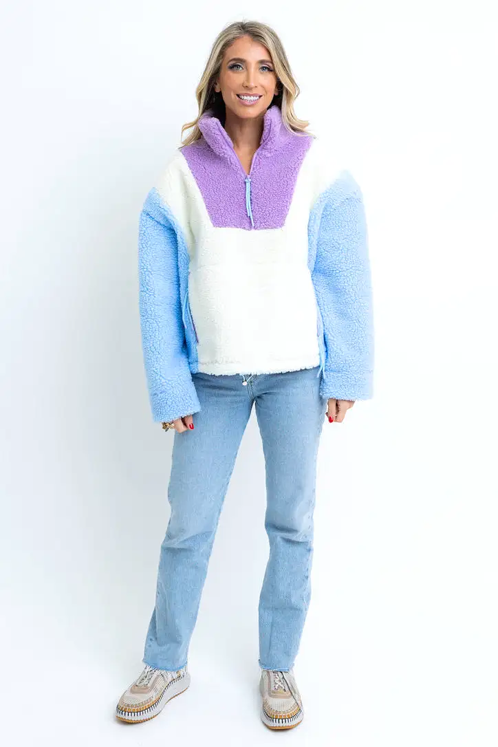 Colorblock Fleece Jacket