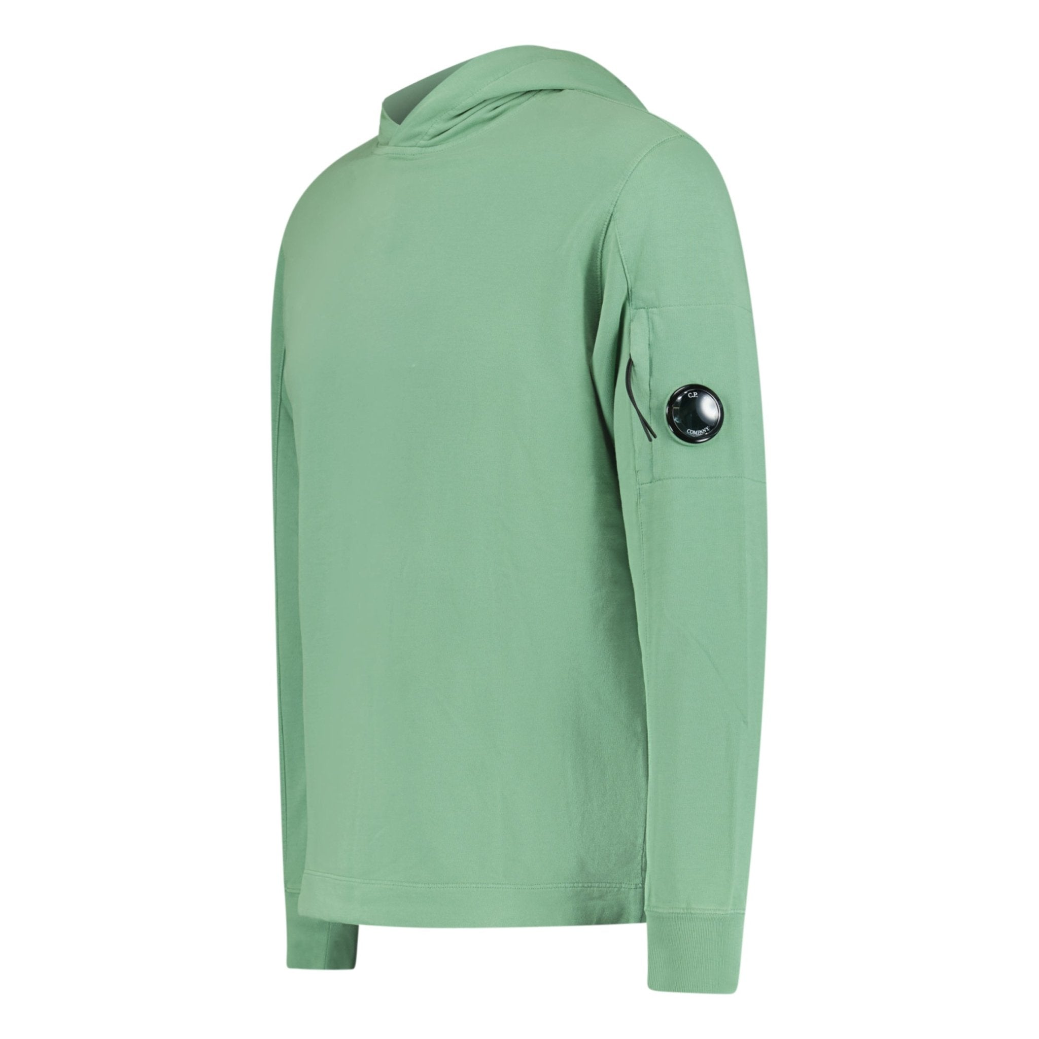 CP COMPANY GREEN BAY LIGHT FLEECE HOODIE