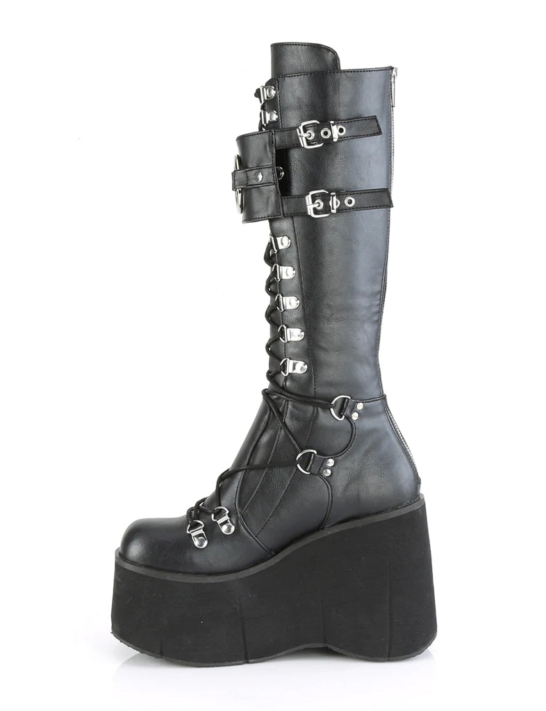 DEMONIA KERA-200 - BLACK VEGAN LEATHER  PRE ORDER 