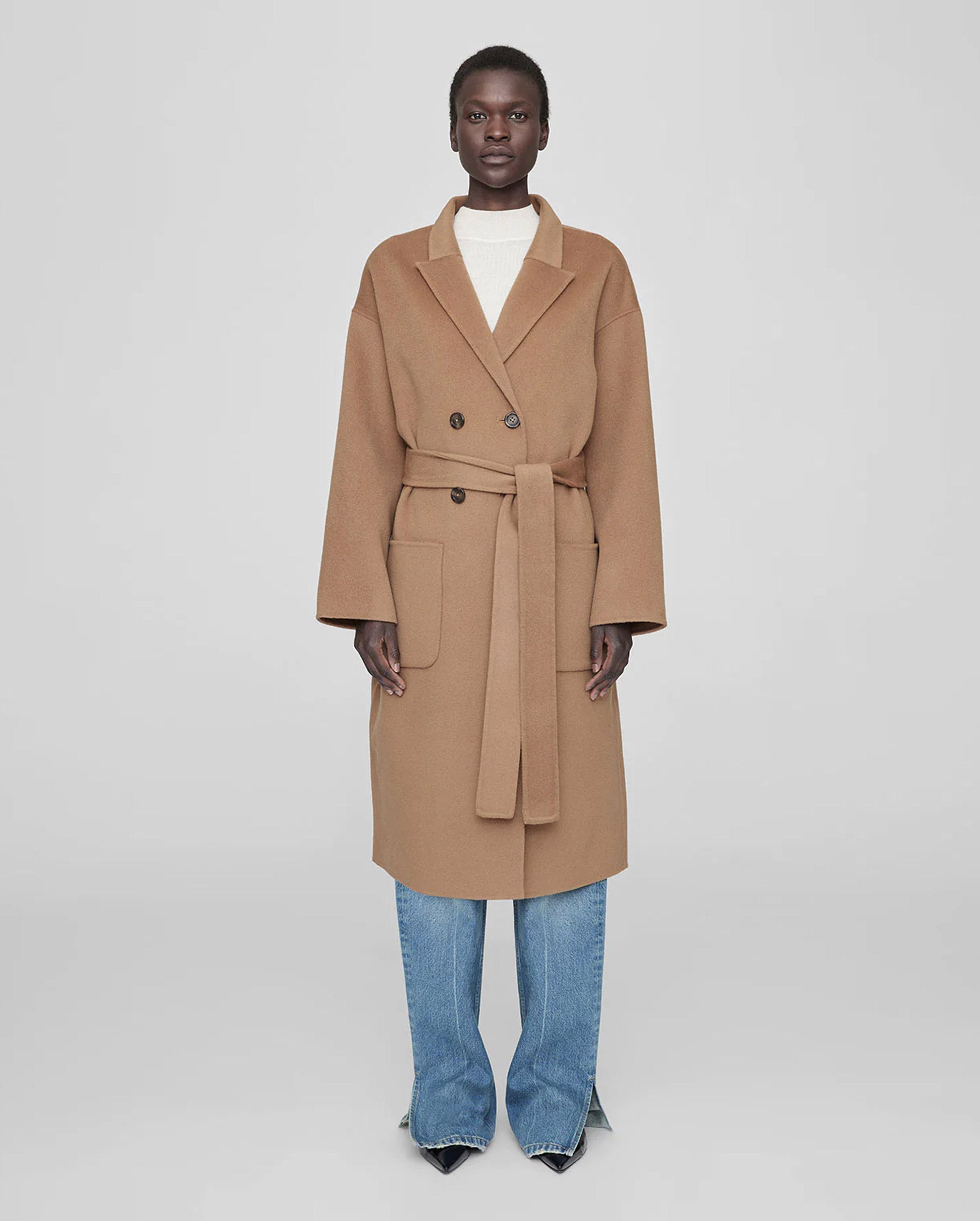 DYLAN COAT / CAMEL CASHMERE BLEND