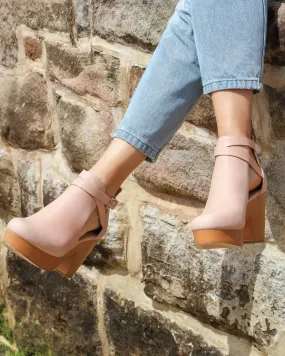 Fearless Clog Ankle Boot - Blush