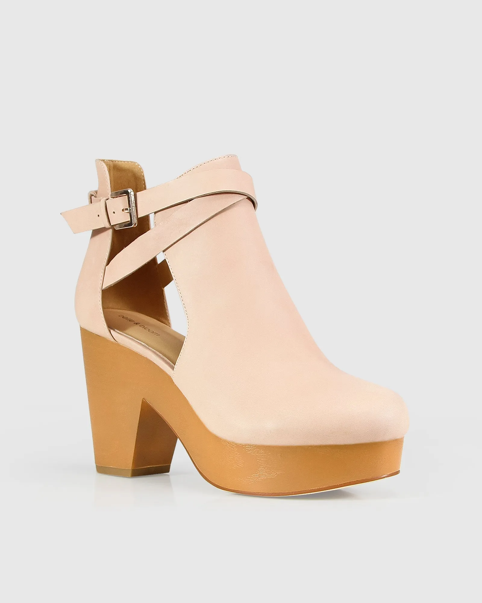 Fearless Clog Ankle Boot - Blush