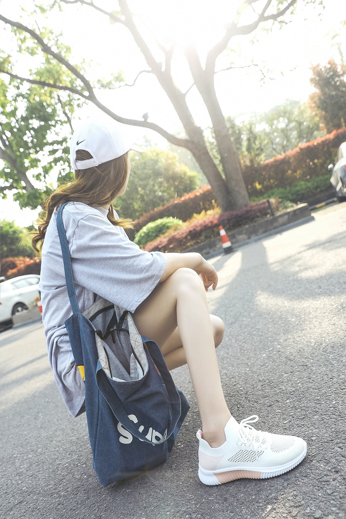 Female Trainers Walking Shoes