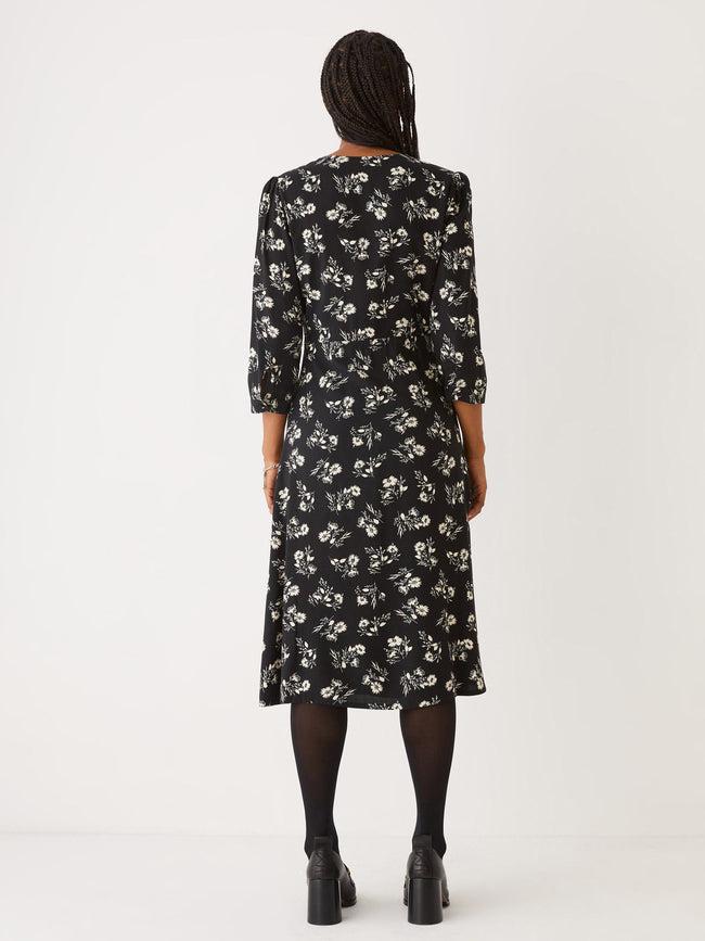 Frank and Oak Printed Puff Sleeve Dress