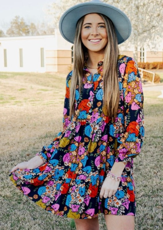 FRNCH FLORAL DRESS