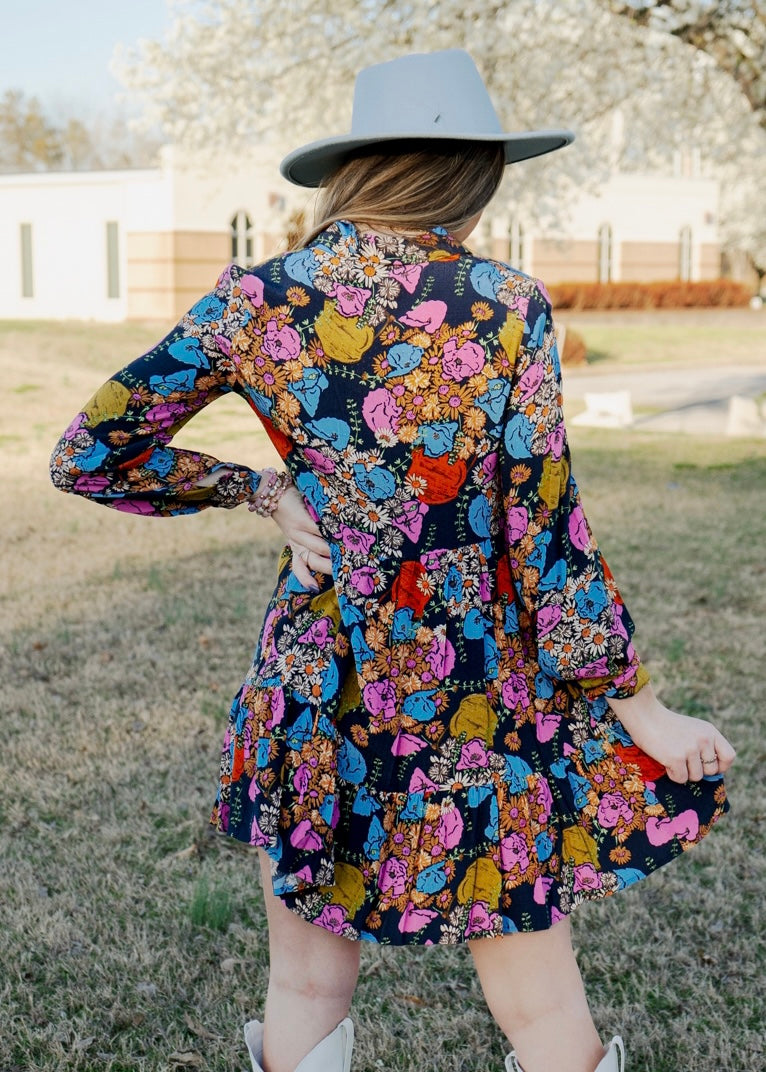 FRNCH FLORAL DRESS