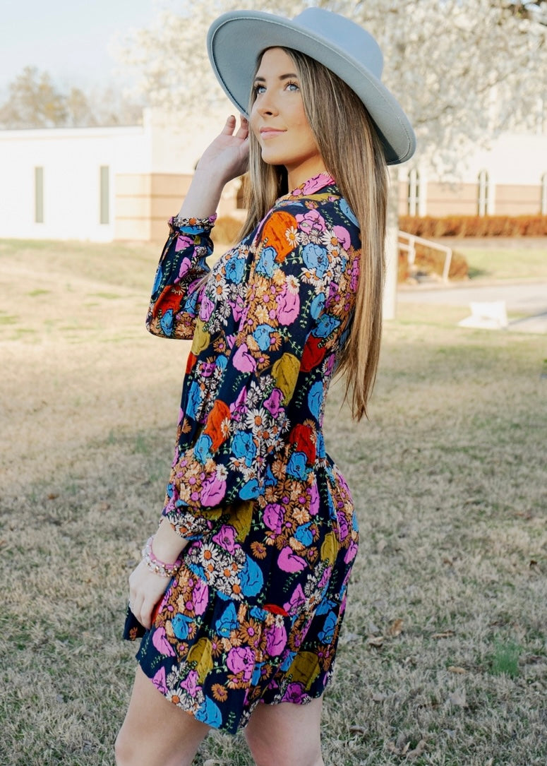 FRNCH FLORAL DRESS