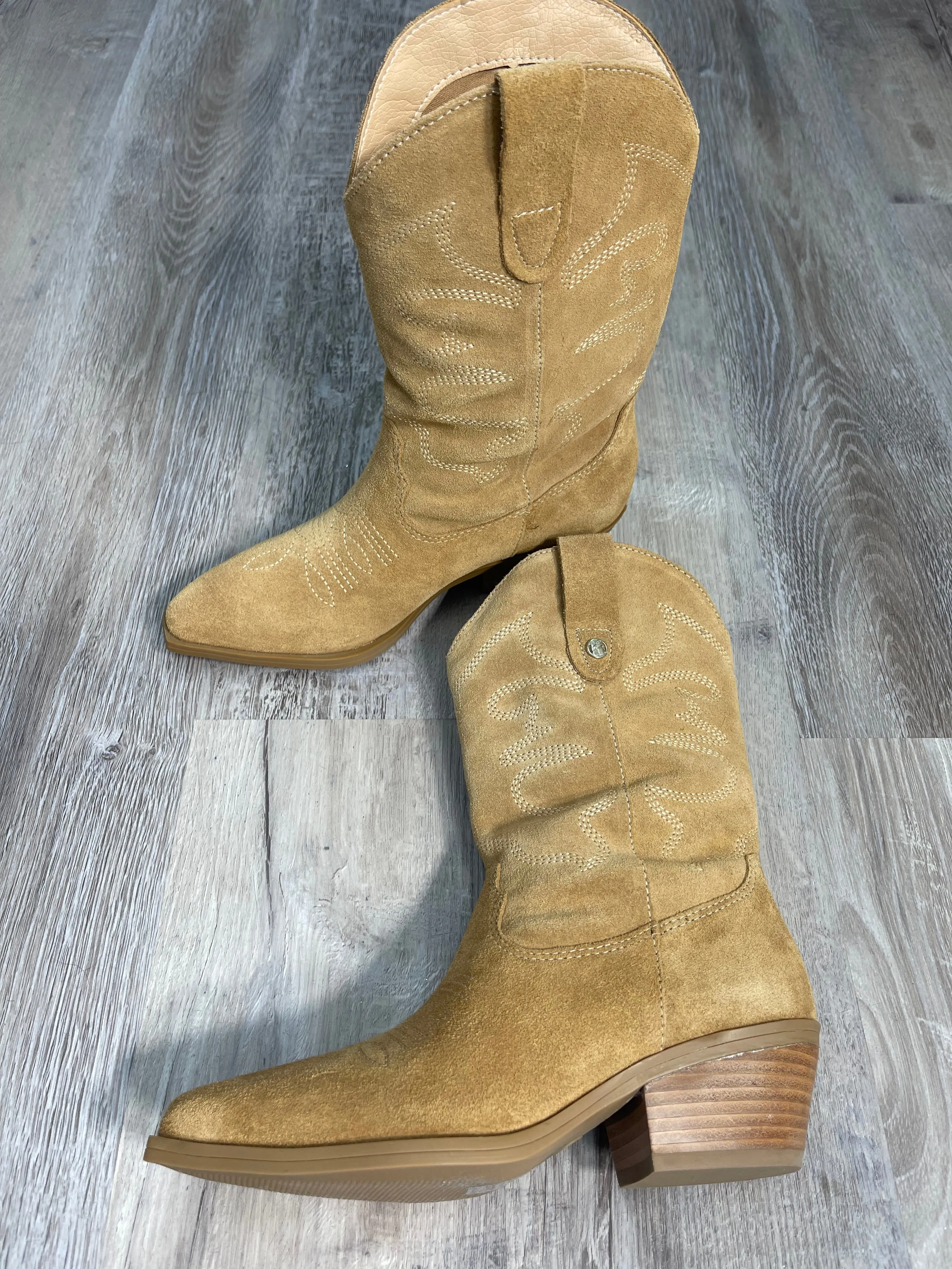 Genuine Leather Tan Botero Boots