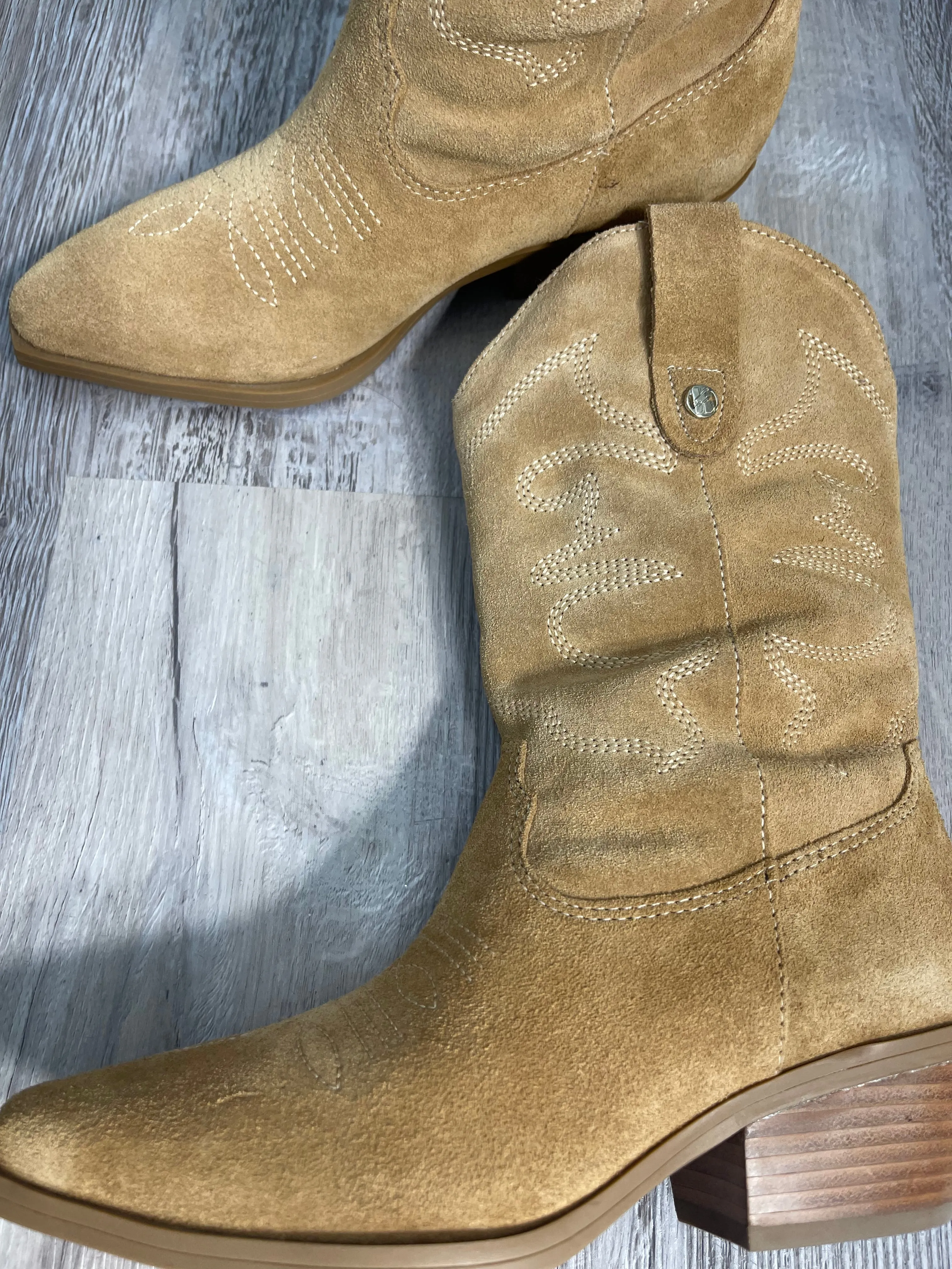 Genuine Leather Tan Botero Boots