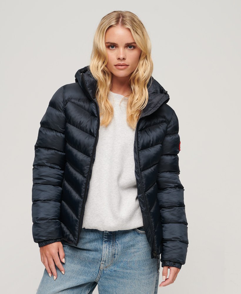 Hooded Fuji Padded Jacket | Eclipse Navy