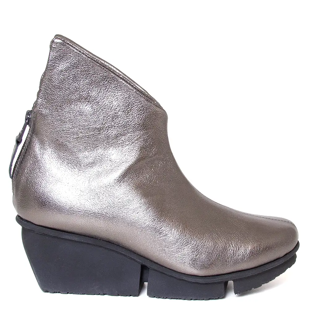 Hover Women's Leather Wedge Ankle Boot