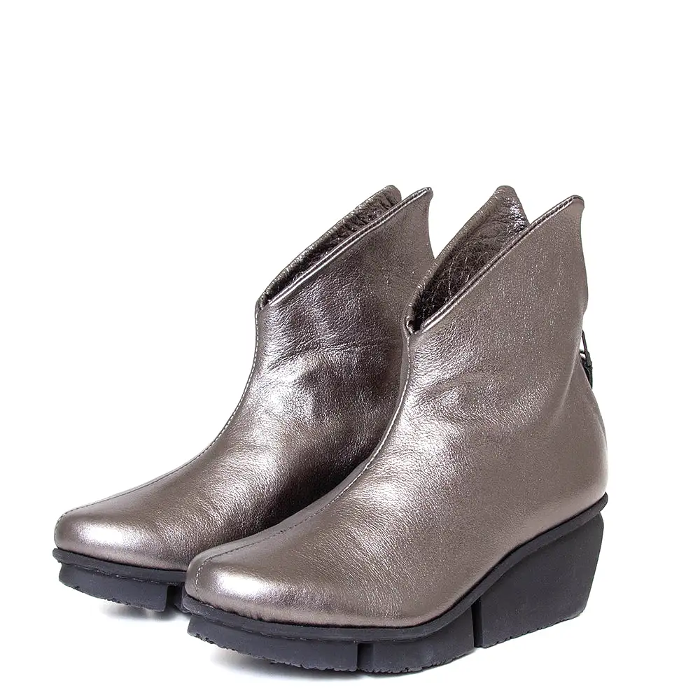 Hover Women's Leather Wedge Ankle Boot