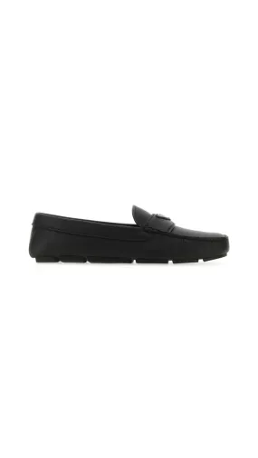 Leather Driving Shoes - Black