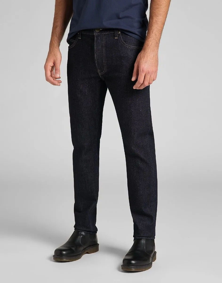 Lee Rider Regular Slim Denim Stretch Jeans Rinse