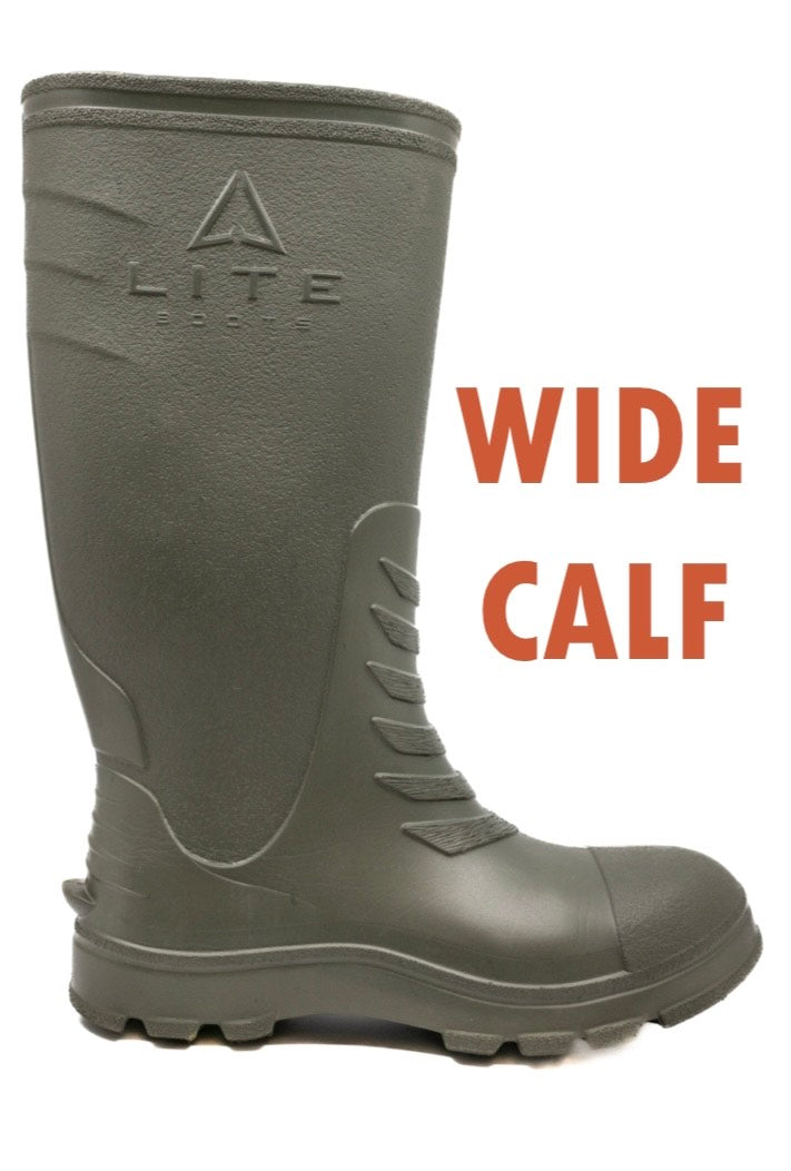 Lite Boots: Lightweight Hunting Boots 16 Wide Calf