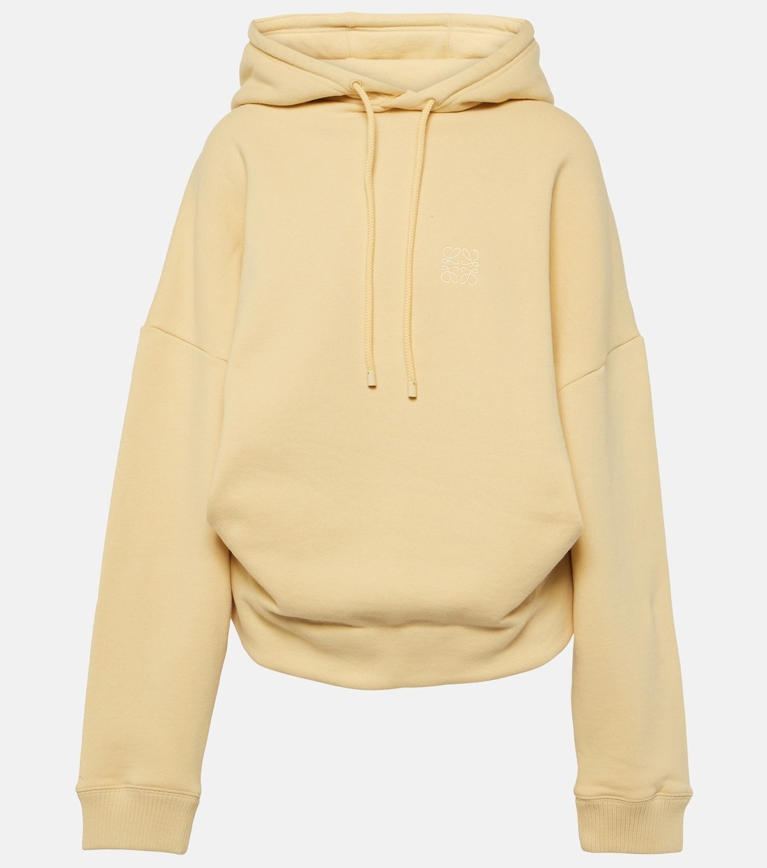 LOEWE  |Draped hoodie in cotton