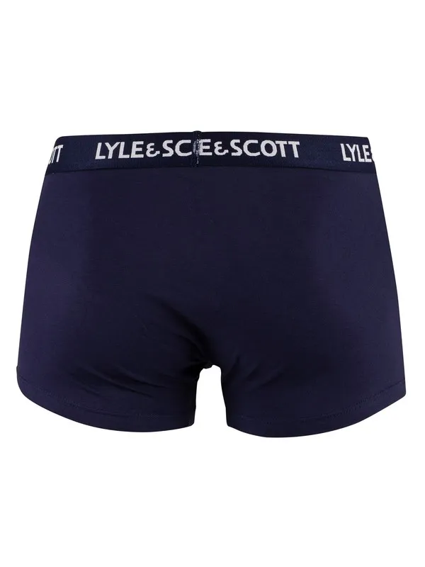 Lyle & Scott 3 Pack Barclay Trunks - Peacoat