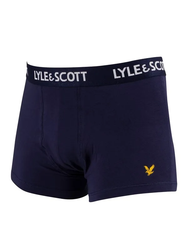 Lyle & Scott 3 Pack Barclay Trunks - Peacoat