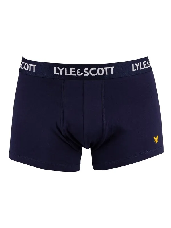 Lyle & Scott 3 Pack Barclay Trunks - Peacoat