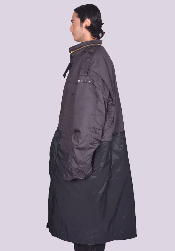 MARINA YEE FW24-0101-999 UNISEX WEDNESDAY A. REWORKED PARKA COAT BLACK (New season FW24)