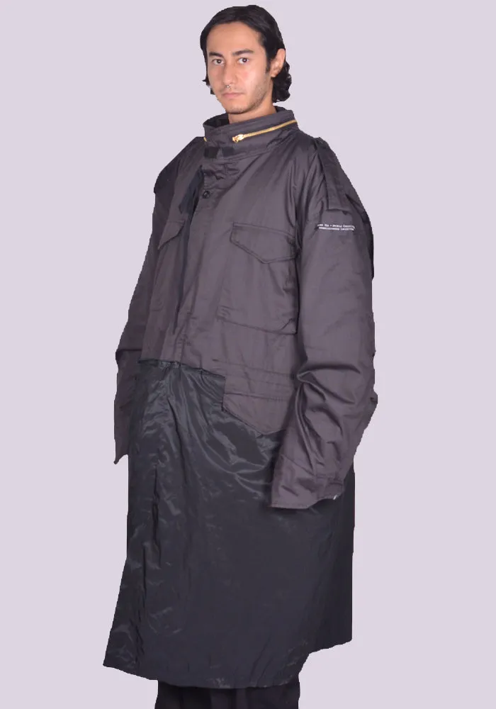 MARINA YEE FW24-0101-999 UNISEX WEDNESDAY A. REWORKED PARKA COAT BLACK (New season FW24)