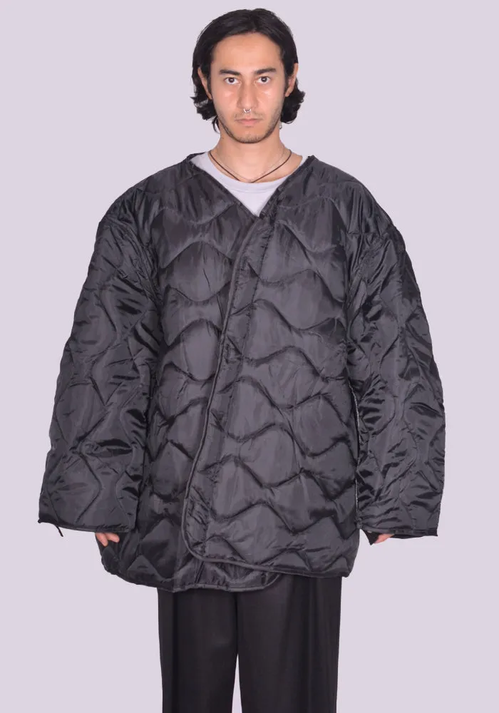 MARINA YEE FW24-0101-999 UNISEX WEDNESDAY A. REWORKED PARKA COAT BLACK (New season FW24)