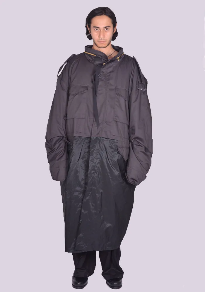 MARINA YEE FW24-0101-999 UNISEX WEDNESDAY A. REWORKED PARKA COAT BLACK (New season FW24)