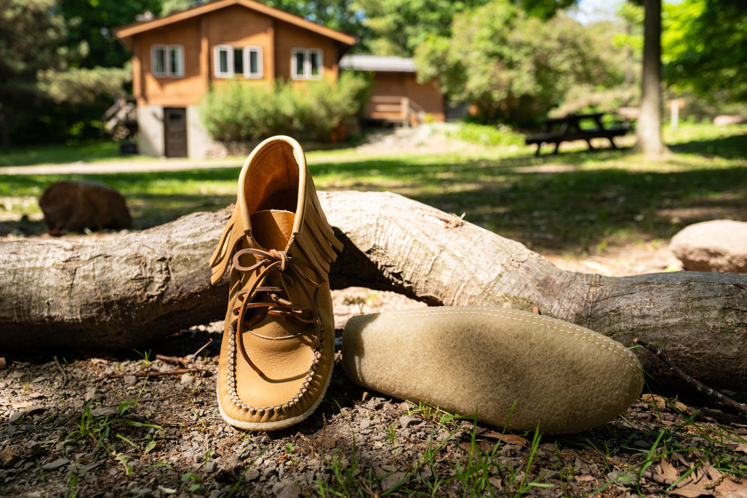 Men’s Crepe Sole Moosehide Moccasin Boots