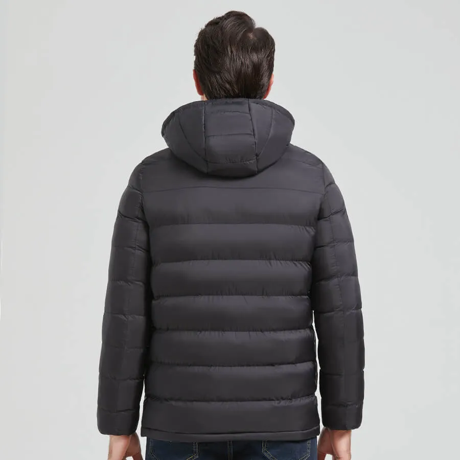 Men's Heated Jacket with Hoodie