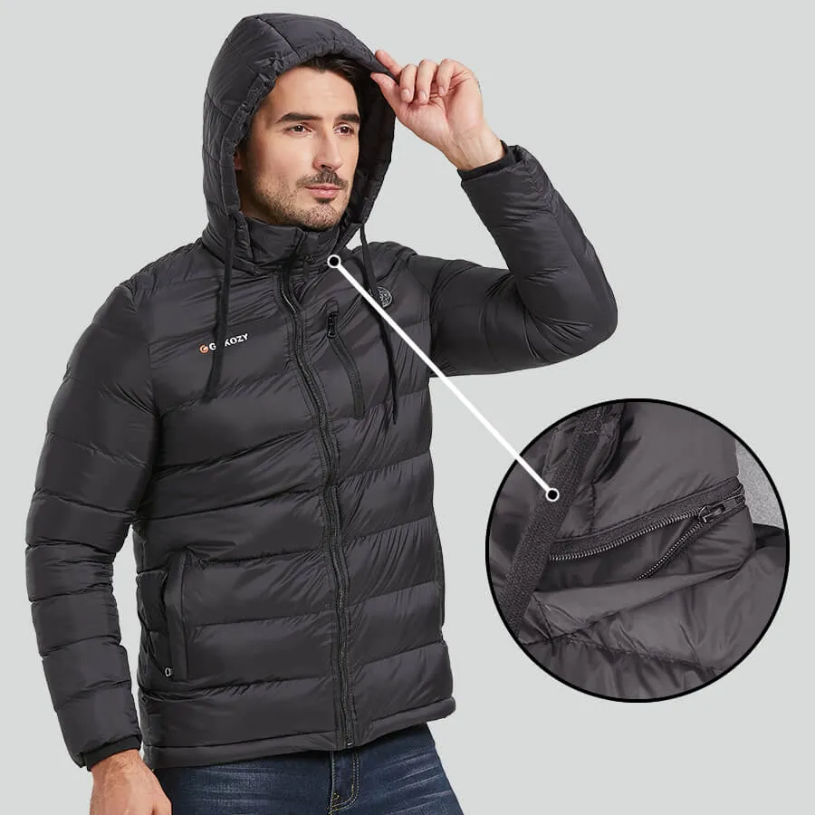 Men's Heated Jacket with Hoodie